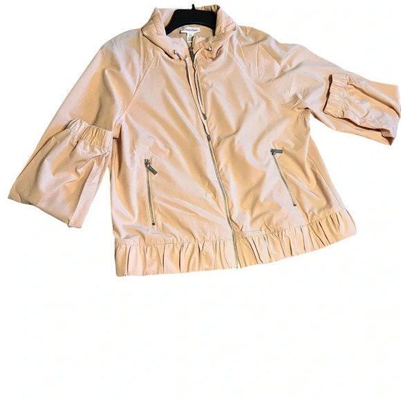 Calvin Klein Blush Women’s Lightweight Full-Zip  Jacket Size L - Picture 5 of 13